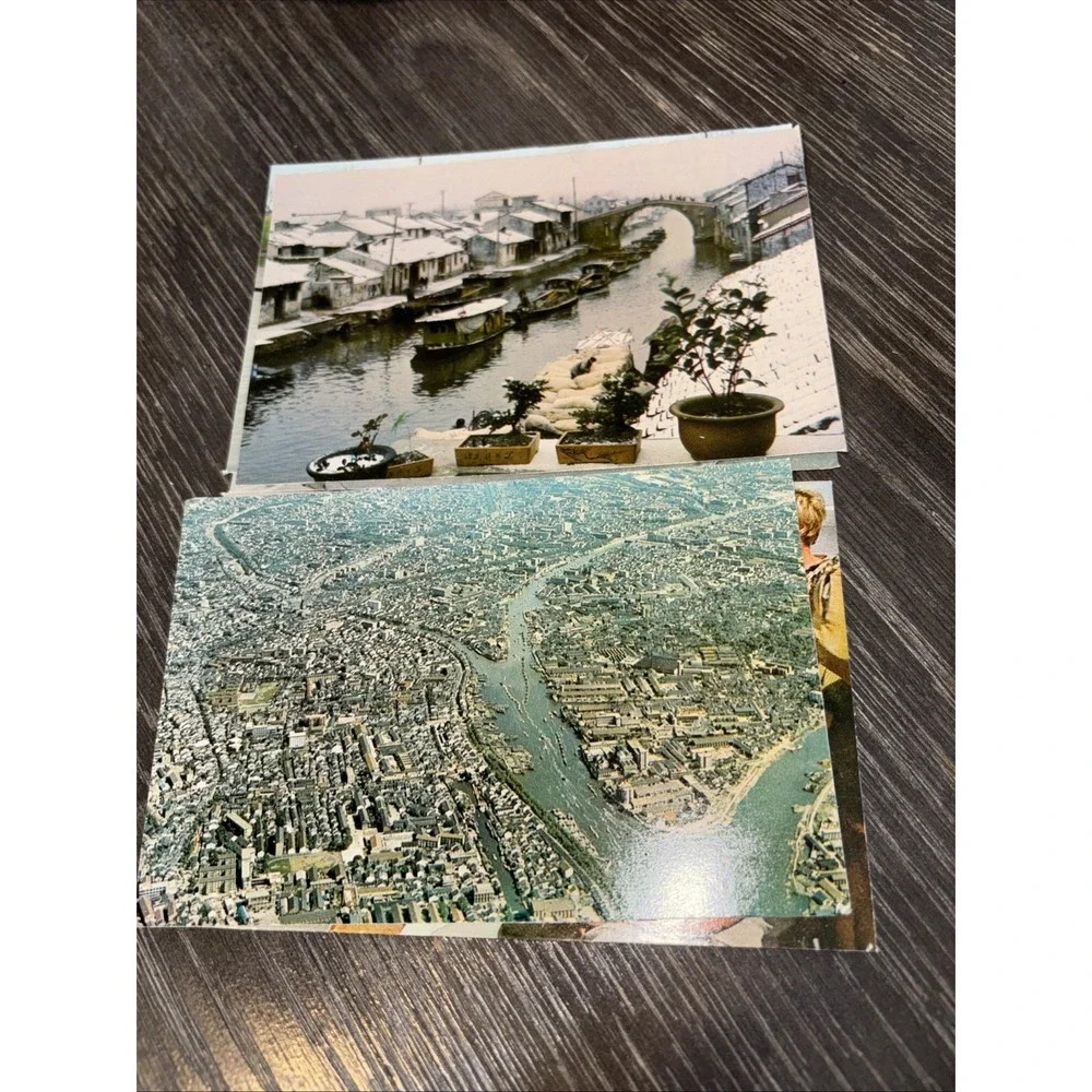 Vintage (8)‎ Postcard Set: Cruising Along the Ancient Grand Canal Wuxi 无锡 China